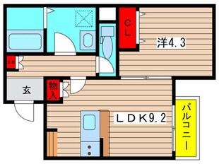 フローネル六番町の物件間取画像